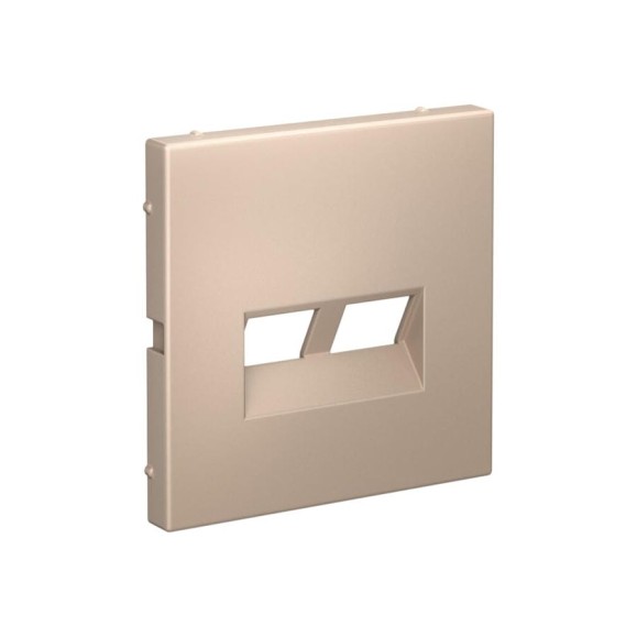 Накладка двойная для информационных функций типа Keystone Systeme Electric ARTGALLERY песочный GAL001290