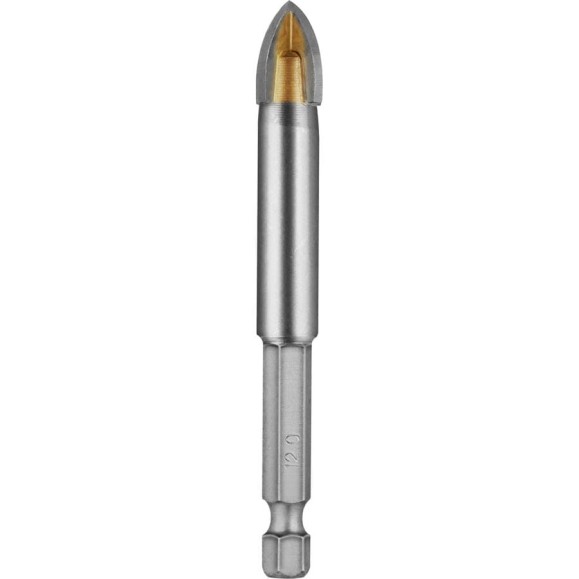 Сверло по стеклу и керамике четырехгранное 12 мм vertextools 335-04-12 Сверло по стеклу и керамике четырехгранное 12 мм vertextools 335-04-12