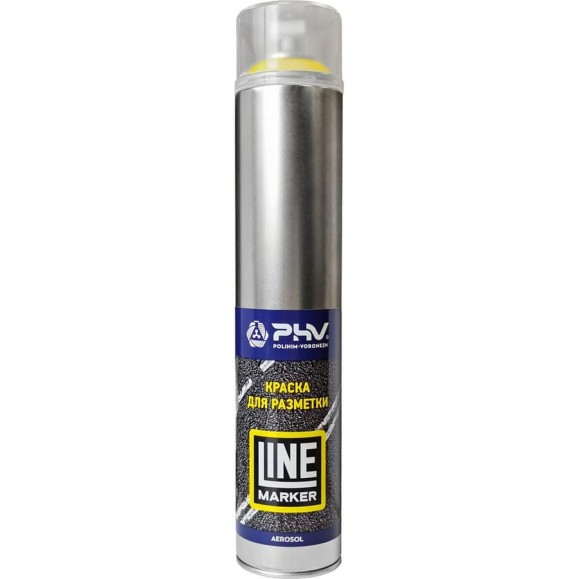 Краска для разметки PHV Line Marker - RAL 1023 Транспортный желтый - аэрозоль 1000 мл, A07817 PHV-A07817