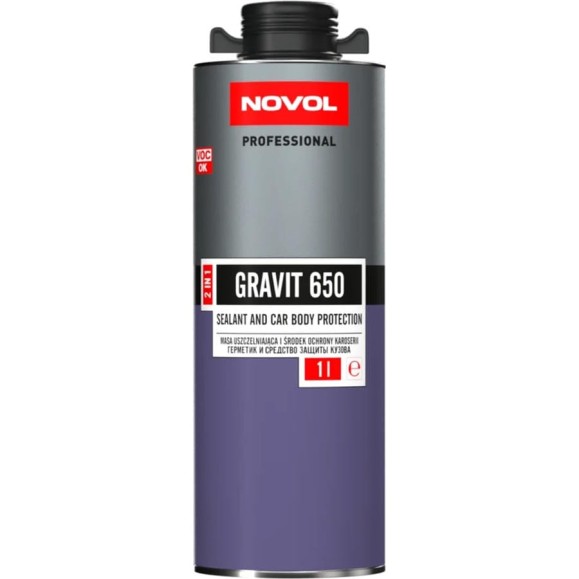 Антигравий NOVOL HS GRAVIT 650 1л черный 91404 X100022867