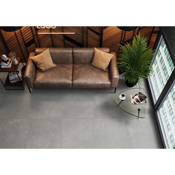 Керамогранит матовый Микроцемент темно-серый / Microcement Graphite Artkera Group 600х600х9,5 1,44 м2 (4 шт в уп) графит GP6060MIM25M Керамогранит матовый Микроцемент темно-серый / Microcement Graphite Artkera Group 600х600х9,5 1,44 м2 (4 шт в уп) графит GP6060MIM25M