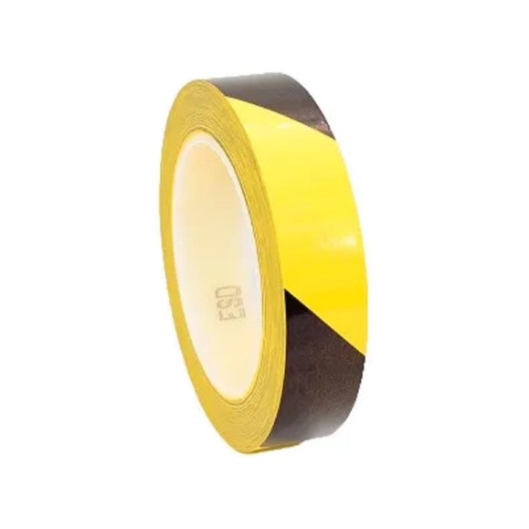 Лента антистатическая Clean Control Tech черно-желтая, 25ммх33м (Rs ≤ 10Е9) T140-Y25 4610391615637