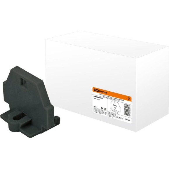 Универсальная торцевая пластина TDM ELECTRIC для клемм МКМ 1,5мм2 черная SQ0822-0110