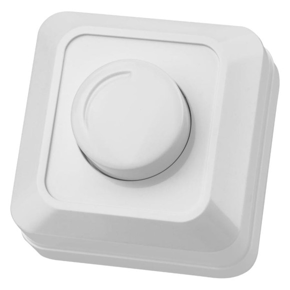 Светорегулятор поворотный TDM ELECTRIC RL 300Вт IP20 белый Ладога SQ1801-0109