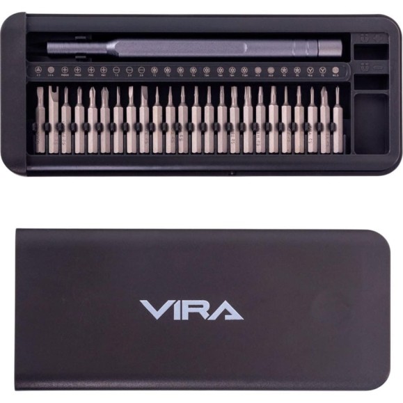 Отвертка для точных работ VIRA с битами, 25 предметов 305091 Отвертка для точных работ VIRA с битами, 25 предметов 305091