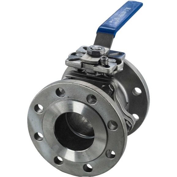 Кран шаровый фланцевый под привод нержавеющий NEWKEY (2PC), AISI304 DN80 (3 Кран шаровый фланцевый под привод нержавеющий NEWKEY (2PC), AISI304 DN80 (3