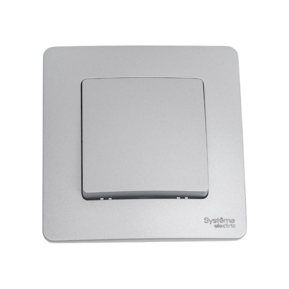 Переключатель Systeme Electric (Schneider Electric) BLANCA С/У 1-клавишный cх.6 , 10А, 250B, алюминий BLNVS010603 10 шт 13606481195071 Переключатель Systeme Electric (Schneider Electric) BLANCA С/У 1-клавишный cх.6 , 10А, 250B, алюминий BLNVS010603 10 шт 13606481195071