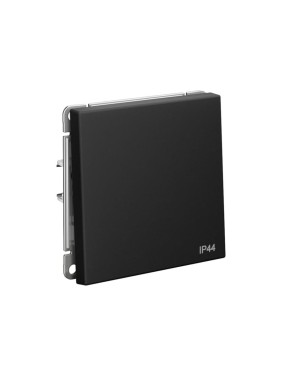 Переключатель Systeme Electric ArtGallery Aqua карбон 1-клавишный, IP44, 10АХ, механизм GAL441061 5 шт 4690201037132