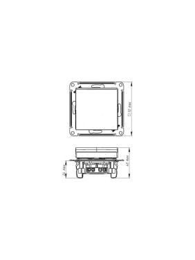 Переключатель Systeme Electric ATLASDESIGN 1-кл с подсветкой, сх.6а, 10АХ, механизм, быстрозажимные клеммы, мокко ATN000663S 10 шт 13606482108995
