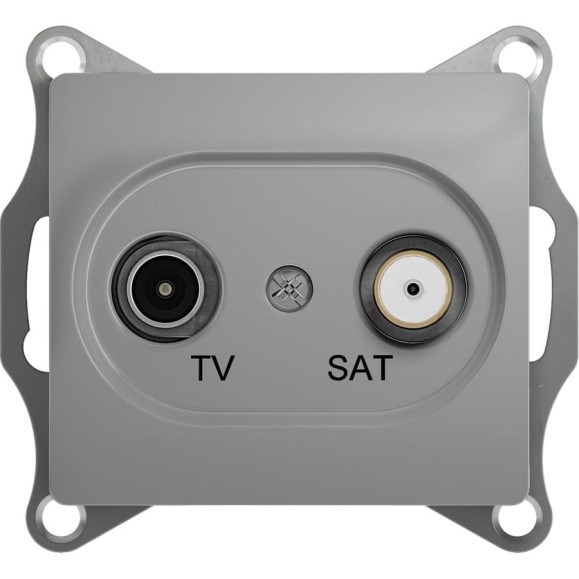 Розетка Systeme Electric (Schneider Electric) Glossa алюминий TV-SAT одиночная 1DB SE GSL000397 10 шт 13606480658553 Розетка Systeme Electric (Schneider Electric) Glossa алюминий TV-SAT одиночная 1DB SE GSL000397 10 шт 13606480658553