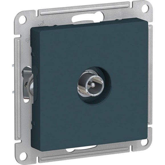 Розетка TV Systeme Electric (Schneider Electric) AtlasDesign Изумруд проходная 4DB, механизм SE ATN000892 5 шт 13606489708709
