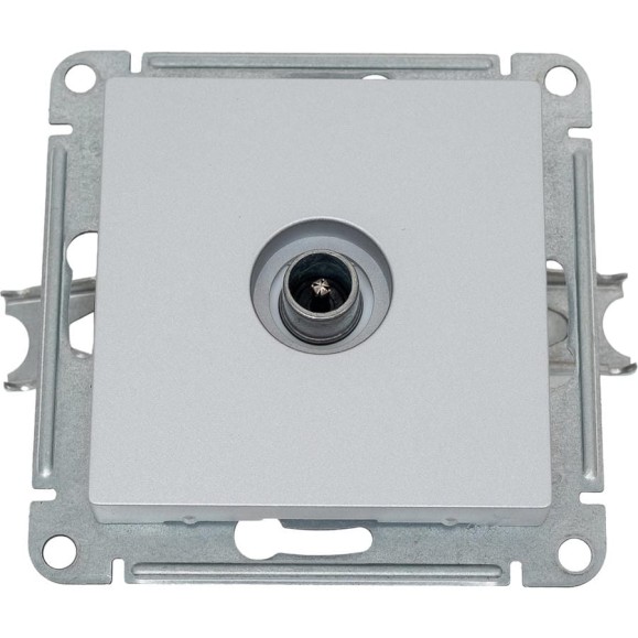 Розетка TV Systeme Electric (Schneider Electric) AtlasDesign Алюминий проходная 4DB, механизм SE ATN000392 10 шт 13606489586130