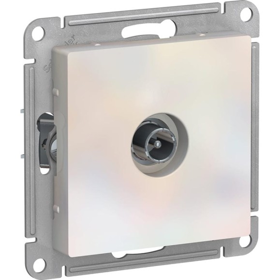 Розетка TV Systeme Electric (Schneider Electric) AtlasDesign Жемчуг проходная 4DB, механизм SE ATN000492 10 шт 13606489586222