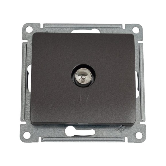 Розетка TV Systeme Electric (Schneider Electric) Glossa Графит, механизм SE GSL001393 5 шт 53606481283370