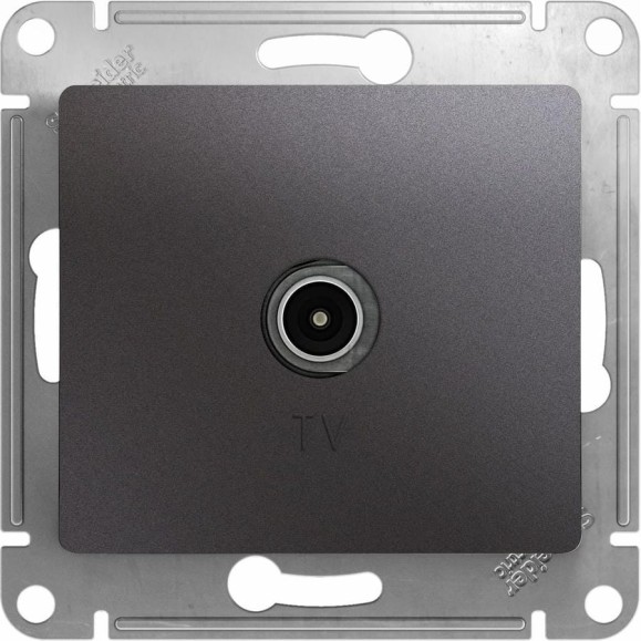 Розетка TV Systeme Electric (Schneider Electric) Glossa Графит оконечная 1DB GSL001391 5 шт 53606481274972 Розетка TV Systeme Electric (Schneider Electric) Glossa Графит оконечная 1DB GSL001391 5 шт 53606481274972