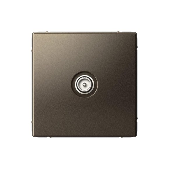 Розетка TV Systeme Electric ArtGallery Мокко оконечная 1DB, механизм GAL000691 5 шт 4690201036340