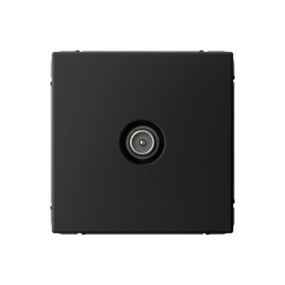 Розетка TV Systeme Electric ArtGallery Карбон проходная 4DB, механизм GAL001092 5 шт 4690201036623