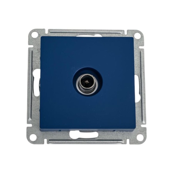 Розетка TV Systeme Electric Atlasdesign аквамарин оконечная 1db ATN001191 5 шт 13606485820504