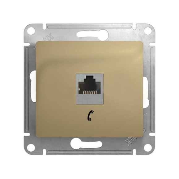 Розетка телефонная Systeme Electric ( Schneider Electric) GLOSSA RJ11 ТИТАН GSL000481T 10 шт 13606480658959 Розетка телефонная Systeme Electric ( Schneider Electric) GLOSSA RJ11 ТИТАН GSL000481T 10 шт 13606480658959