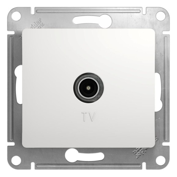 Механизм коннектора TV антенны Systeme Electric (Schneider Electric) Glossa бел. GSL000193 10 шт 13606480982283