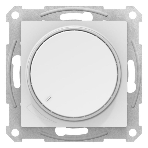 Светорегулятор диммер Systeme Electric Atlasdesign лотос поворотно-нажимной, led, rc, 400вт, механизм ATN001323 8 шт 4690201024682