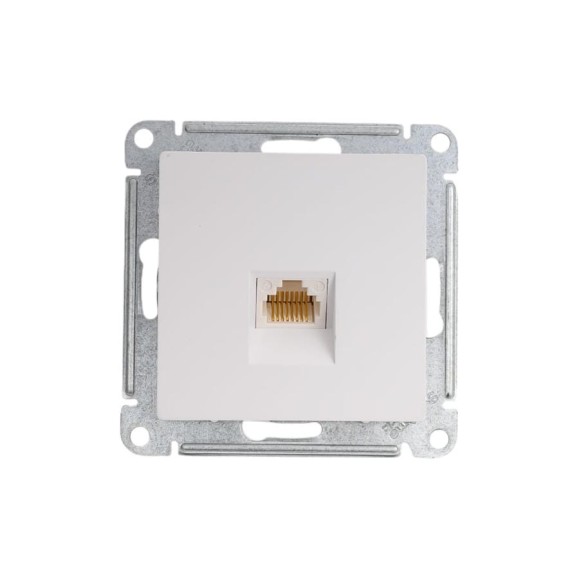 Розетка телефонная Systeme Electric Atlasdesign лотос rj11, механизм ATN001381 5 шт 4690201025764