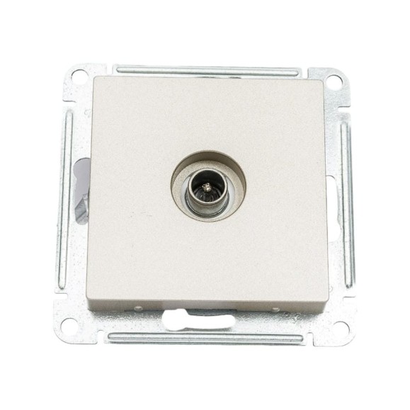 Механизм розетки TV Systeme Electric (Schneider Electric) AtlasDesign оконечный 1DB шампань ATN000591 10 шт 13606489586307