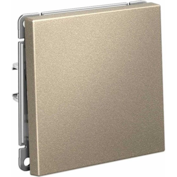 Переключатель Systeme Electric 1-клавишный ArtGallery Aqua, IP44, 10 А, 250 В, механизм, ШАМПАНЬ, GAL440561, 10 шт, 4690201044215