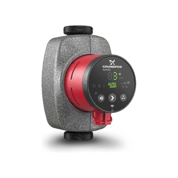 Регулируемый циркуляционный насос Grundfos ALPHA 2 25-60 N из нержавеющей стали 99411424