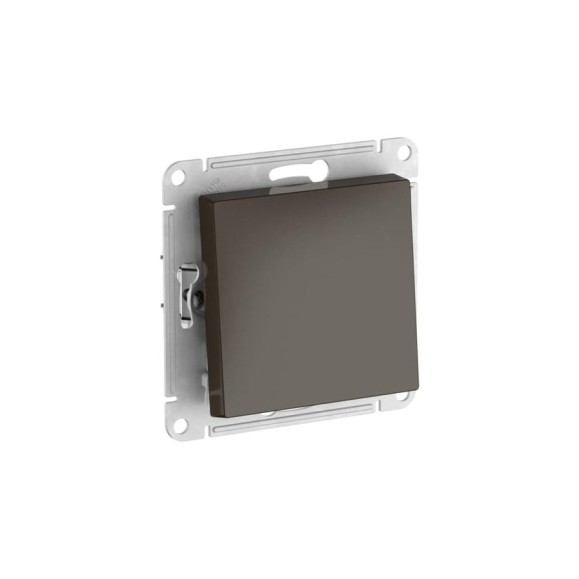 1-клавишный переключатель Systeme Electric ATLASDESIGN сх.6, 10АХ, мех., быстрозажим. клем., МОККО ATN000661S 10 шт 13606482108896
