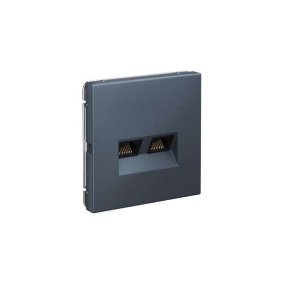 Розетка двойная компьютерная Systeme Electric ARTGALLERY RJ45+RJ45, кат. 5е, механизм, ГРИФЕЛЬ GAL000785 5 шт 4690201045021