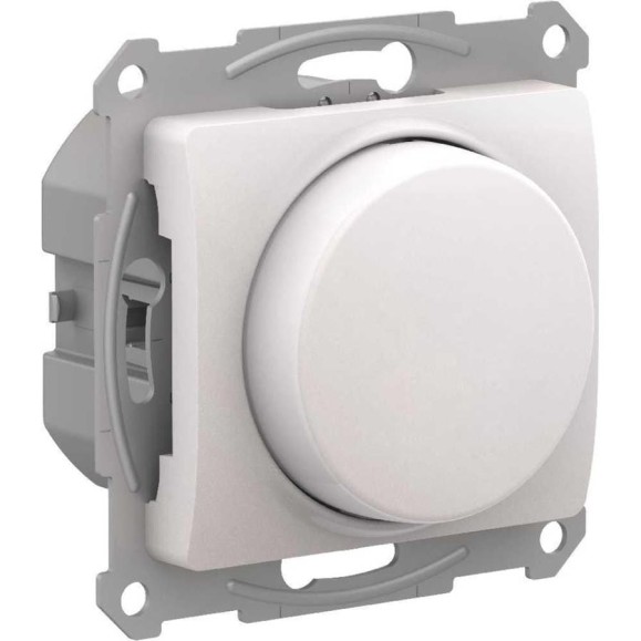 Светорегулятор Systeme Electric (Schneider Electric) GLOSSA диммер поворотно-нажимной, LED, RC, 400Вт, механизм, перламутр GSL000623 8 шт 13606486274474