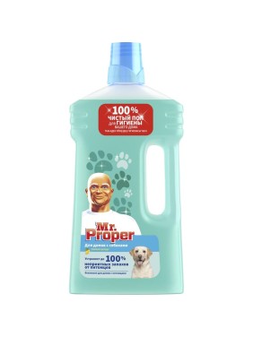 Моющая жидкость для полов и стен для домов с собаками MR. PROPER Свежий Цитрус 1 л 0001008359