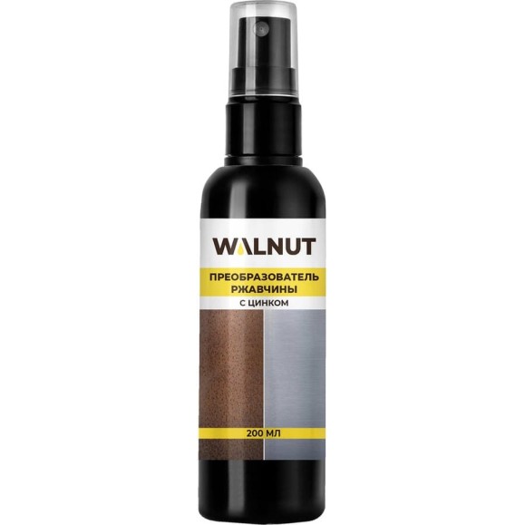 Преобразователь ржавчины WALNUT прозрачный, 200 мл WLN0363 Преобразователь ржавчины WALNUT прозрачный, 200 мл WLN0363