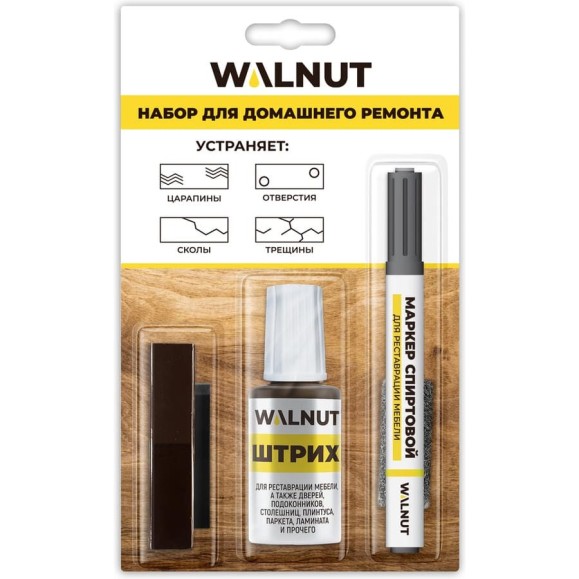 Набор для реставрации мебели WALNUT коричневый WLN0368 Набор для реставрации мебели WALNUT коричневый WLN0368