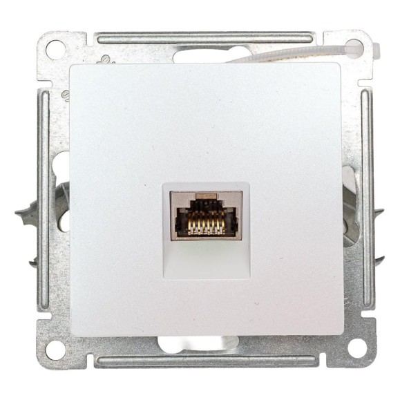 Розетка компьютерная Systeme Electric ( Schneider Electric) AtlasDesign Жемчуг, RJ45, кат. 6A, механизм SE ATN000486 10 шт 13606481813074