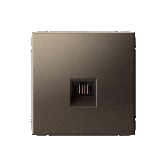 Розетка компьютерная Systeme Electric ArtGallery Мокко, RJ45, кат. 6A, механизм GAL000686 5 шт 4690201035671