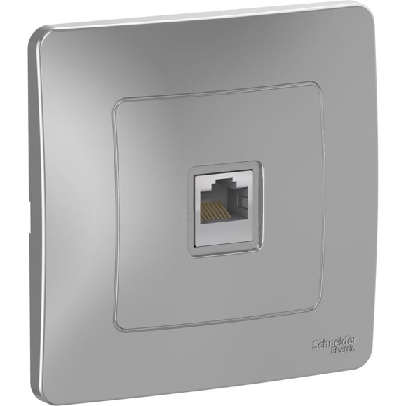 Розетка компьютерная Systeme Electric ( Schneider Electric) Blanca внутр алюминий, RJ45 SE BLNIS045003 10 шт 13606481195200