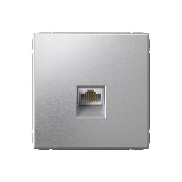 Розетка компьютерная Systeme Electric ArtGallery алюминий, RJ45, кат. 5е, механизм GAL000383 5 шт 4690201042280