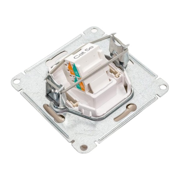 Розетка компьютерная Systeme Electric Atlasdesign песочный, rj45, кат 5е ATN001283 5 шт 13606485820078