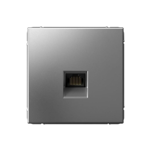 Розетка компьютерная Systeme Electric ArtGallery Сталь, RJ45, кат. 5е, механизм GAL000983 5 шт 4690201042372