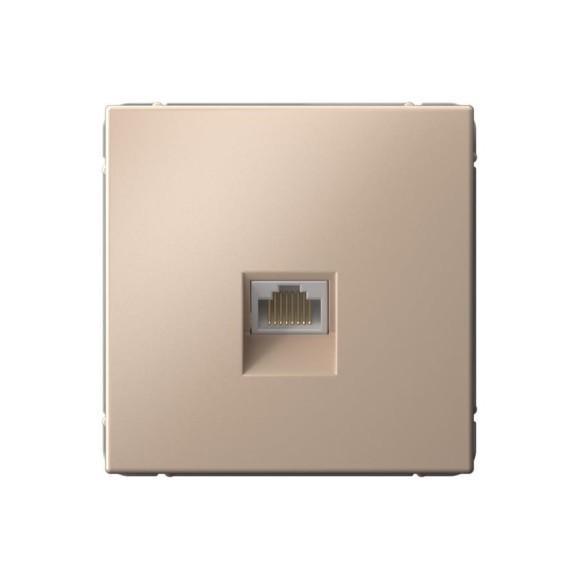 Розетка компьютерная Systeme Electric ArtGallery Песочный, RJ45, кат. 6A, механизм GAL001286 5 шт 4690201035770