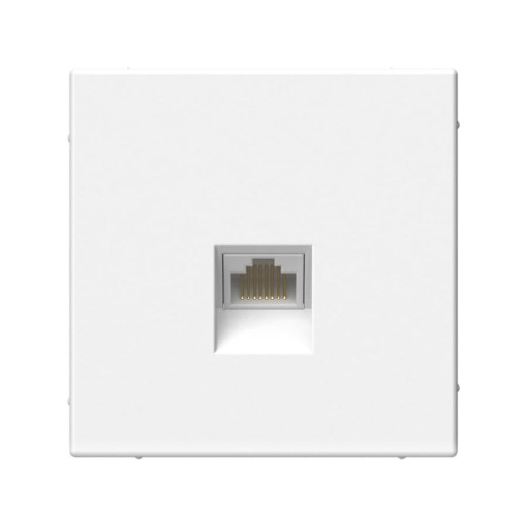 Розетка компьютерная Systeme Electric ArtGallery Лотос, RJ45, кат. 6A, механизм GAL001386 5 шт 4690201035794