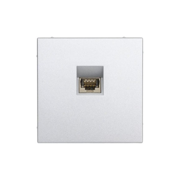 Розетка компьютерная Systeme Electric ArtGallery алюминий, RJ45, кат. 6A, механизм GAL000386 5 шт 4690201035633