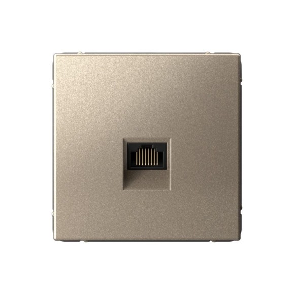 Розетка компьютерная Systeme Electric ArtGallery Шампань, RJ45, кат. 5е, механизм GAL000583 5 шт 4690201042303