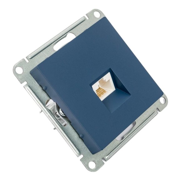 Розетка компьютерная Systeme Electric Atlasdesign аквамарин, rj45, кат 5е ATN001183 5 шт 13606485820061