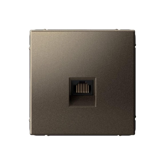 Розетка компьютерная Systeme Electric ArtGallery Мокко, RJ45, кат. 5е, механизм GAL000683 5 шт 4690201042327