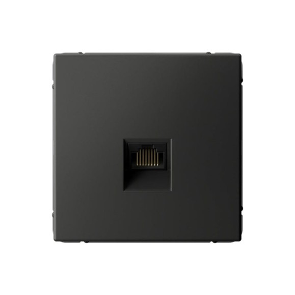 Розетка компьютерная Systeme Electric ArtGallery Базальт, RJ45, кат. 6A, механизм GAL001486 5 шт 4690201035817