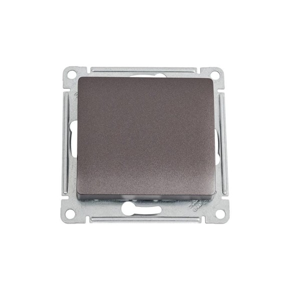 Переключатель Systeme Electric Glossa Графит перекрестный, сх.7, 10AX SE GSL001371