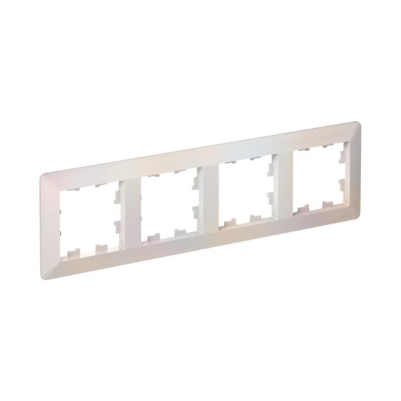 4-постовая рамка Systeme Electric ATLASDESIGN AIR ЖЕМЧУГ/дымчатый белый ATN220404 4-постовая рамка Systeme Electric ATLASDESIGN AIR ЖЕМЧУГ/дымчатый белый ATN220404